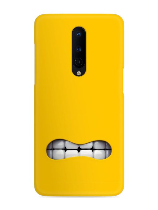 Mouth Character On Snap Case for Oneplus 8 Zapvi