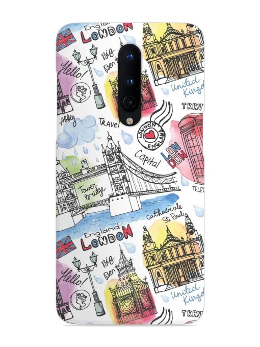 Vector London Landmark Snap Case for Oneplus 8