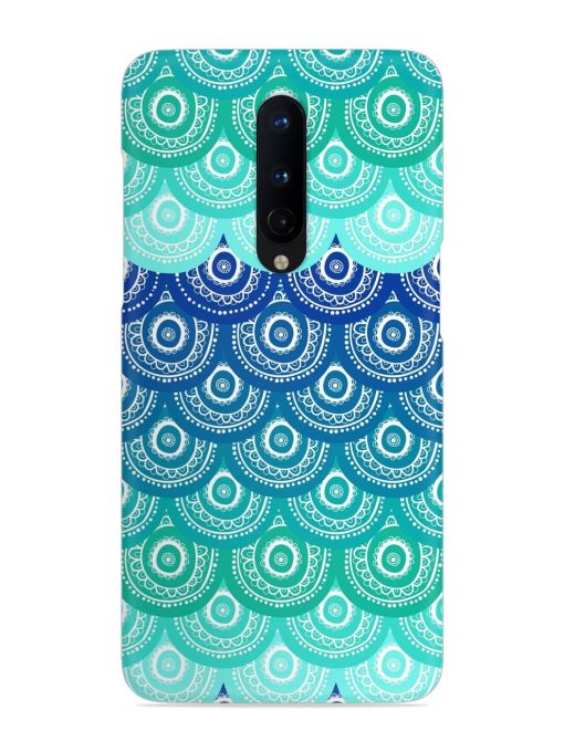 Ethnic Seamless Pattern Snap Case for Oneplus 8 Zapvi