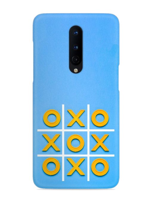 Yellow Plastic Crosses Snap Case for Oneplus 8 Zapvi