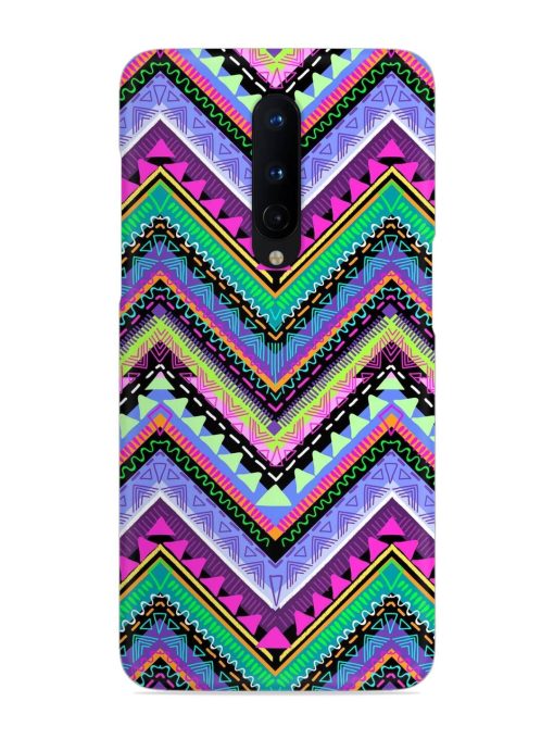 Tribal Aztec Print Snap Case for Oneplus 8 Zapvi