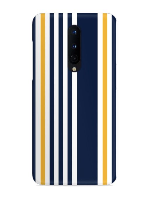 Seamless Stripe Pattern Snap Case for Oneplus 8 Zapvi