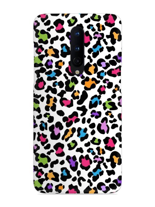 Seamless Leopard Pattern Snap Case for Oneplus 8 Zapvi