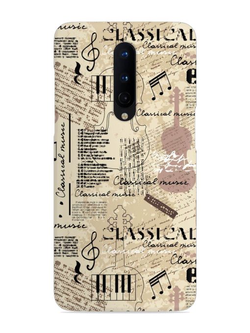 Classical Music Lpattern Snap Case for Oneplus 8 Zapvi