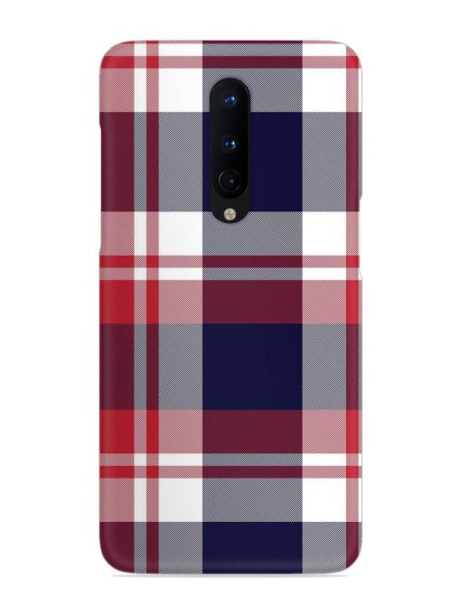 Classic Plaid Tartan Snap Case for Oneplus 8 Zapvi