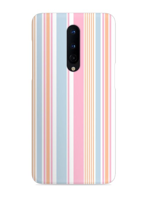 Stripe Seamless Pattern Snap Case for Oneplus 8 Zapvi