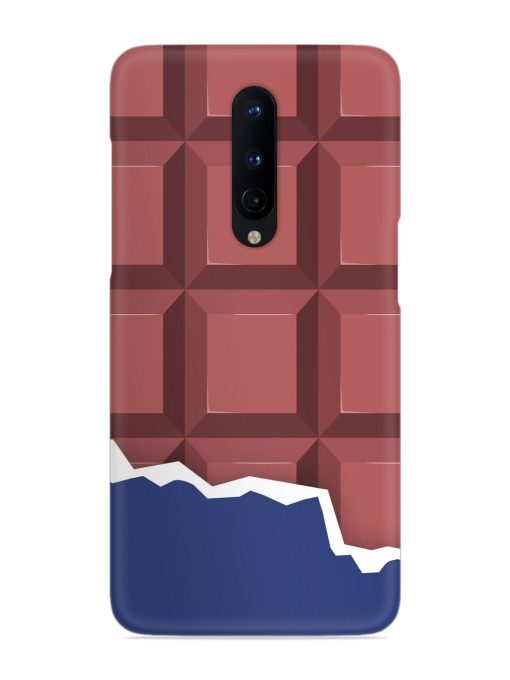 Chocolate Vector Art Snap Case for Oneplus 8