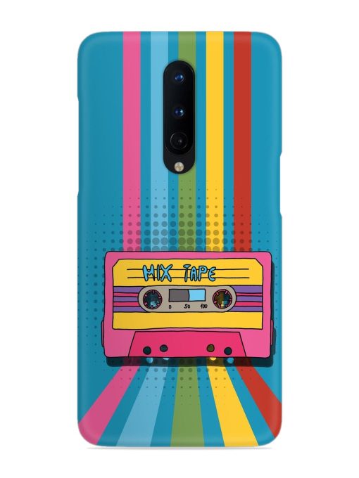 Mix Tape Vactor Snap Case for Oneplus 8 Zapvi