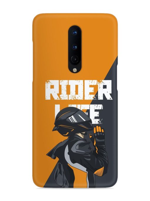 Rider Life Snap Case for Oneplus 8 Zapvi