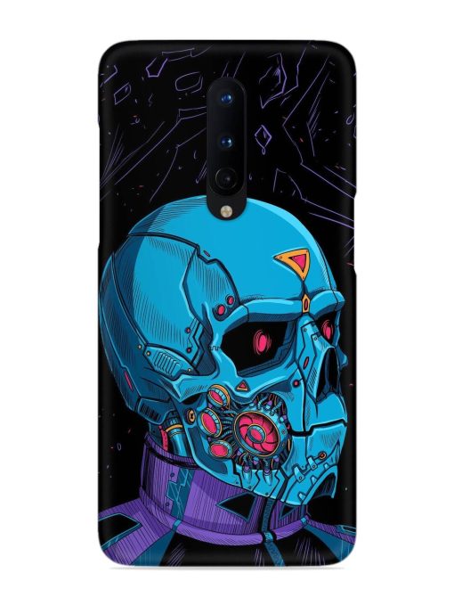 Skull Robo Vector Snap Case for Oneplus 8 Zapvi