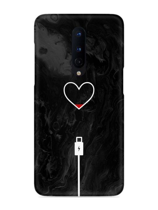 Heart Charging Vector Snap Case for Oneplus 8 Zapvi