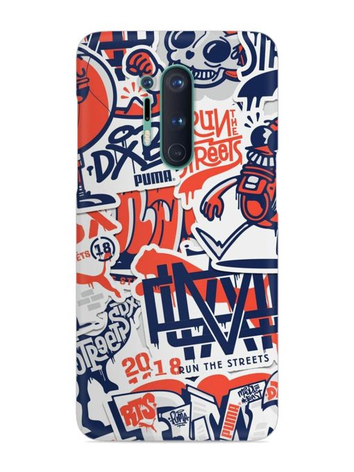 Run The Street Snap Case for Oneplus 8 Pro Zapvi