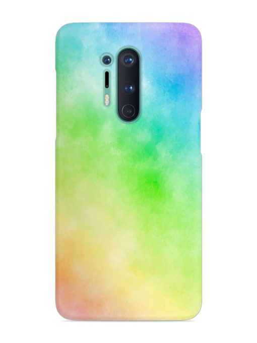 Watercolor Mixture Snap Case for Oneplus 8 Pro Zapvi