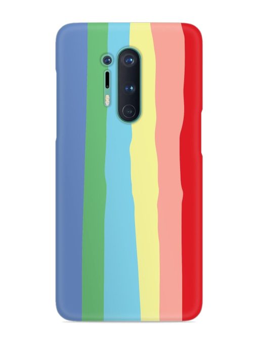 Rainbow Premium Shade Snap Case for Oneplus 8 Pro Zapvi