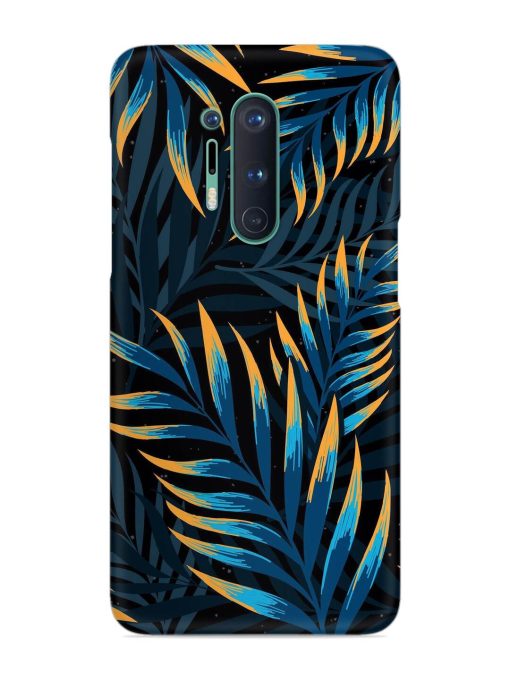 Abstract Leaf Art Snap Case for Oneplus 8 Pro