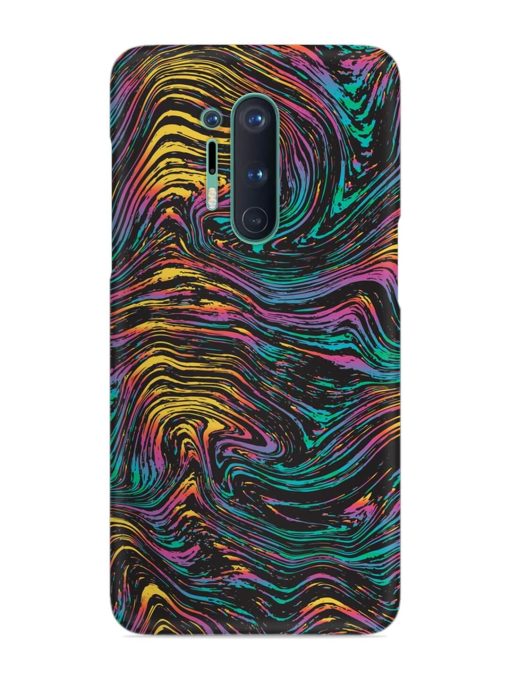 Abstract Liquid Colors Snap Case for Oneplus 8 Pro Zapvi