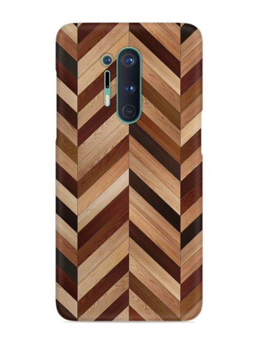 Seamless Wood Parquet Snap Case for Oneplus 8 Pro Zapvi