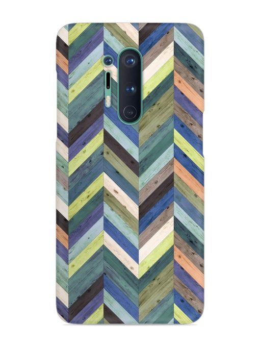 Chevron Random Color Snap Case for Oneplus 8 Pro Zapvi