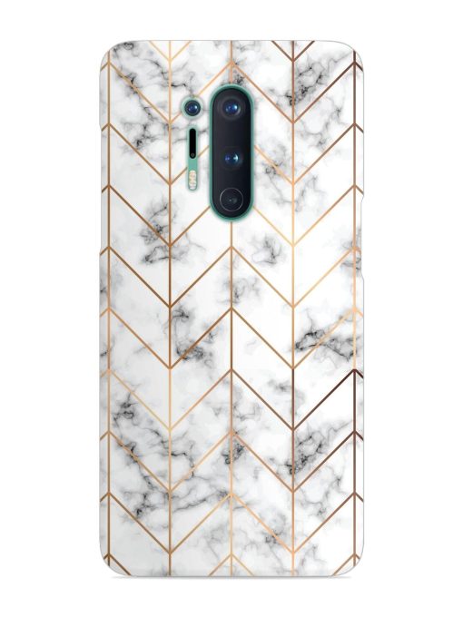 Vector Marble Texture Snap Case for Oneplus 8 Pro Zapvi