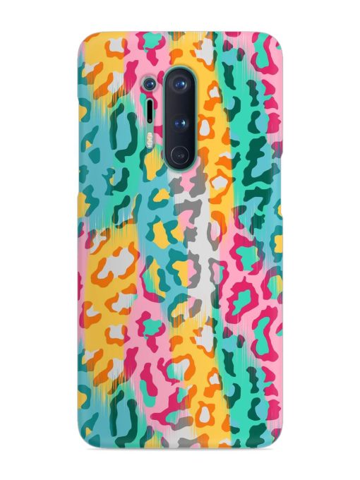 Seamless Vector Colorful Snap Case for Oneplus 8 Pro Zapvi