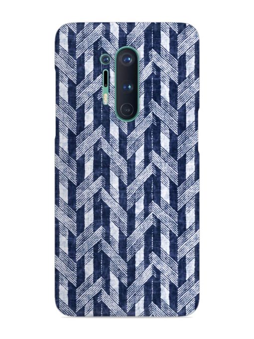 Abstract Herringbone Motif Snap Case for Oneplus 8 Pro Zapvi