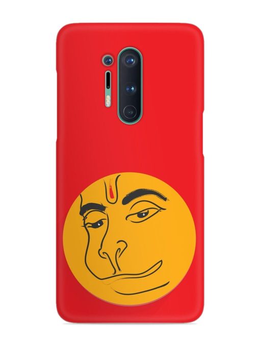 Lord Hanuman Vector Snap Case for Oneplus 8 Pro Zapvi