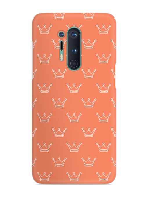 Hand Drawn Crown Snap Case for Oneplus 8 Pro