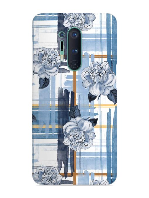 Watercolor Pattern Rose Snap Case for Oneplus 8 Pro Zapvi