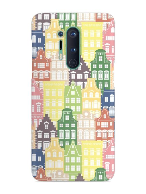 Seamless Shapes Pattern Snap Case for Oneplus 8 Pro Zapvi