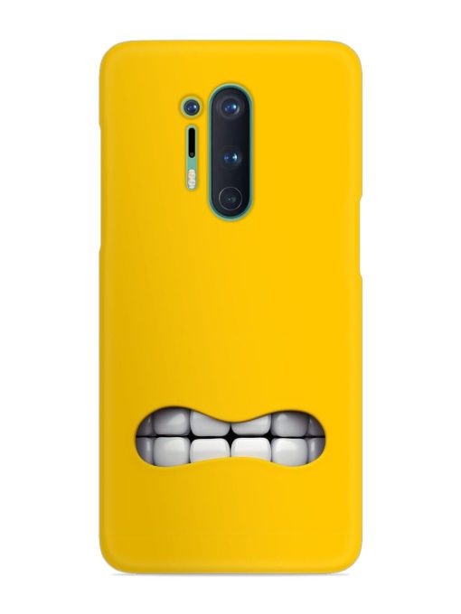 Mouth Character On Snap Case for Oneplus 8 Pro Zapvi