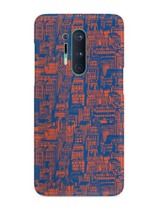 Hand Drawn Seamless Snap Case for Oneplus 8 Pro Zapvi