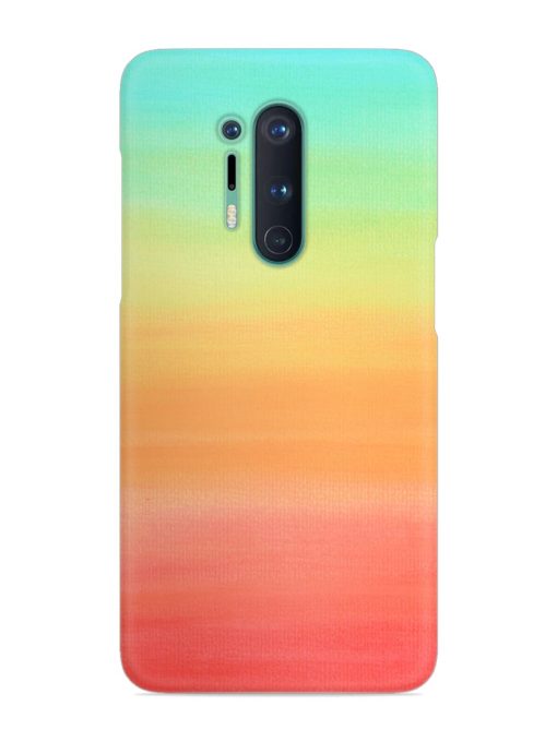 Background Sky Watercolor Snap Case for Oneplus 8 Pro Zapvi