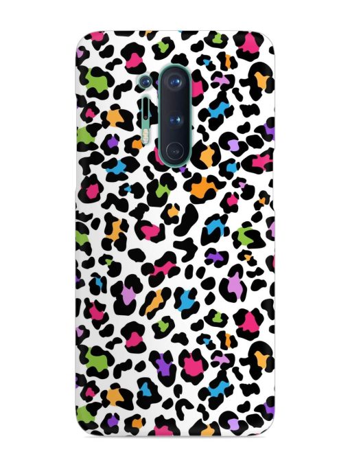 Seamless Leopard Pattern Snap Case for Oneplus 8 Pro Zapvi