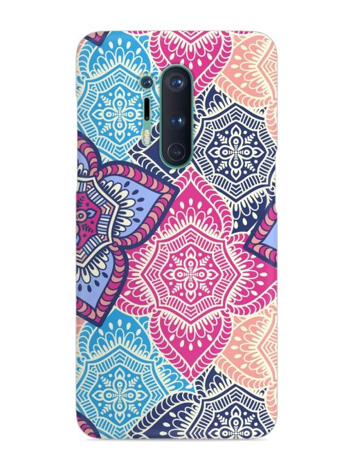 Ethnic Floral Seamless Snap Case for Oneplus 8 Pro