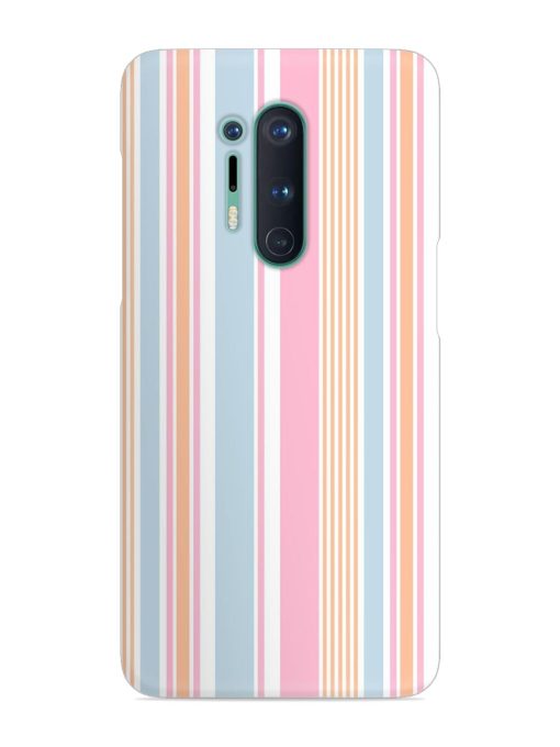 Stripe Seamless Pattern Snap Case for Oneplus 8 Pro Zapvi