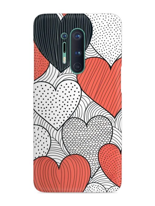 Girly Heart Seamless Snap Case for Oneplus 8 Pro