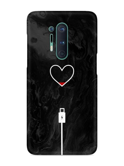 Heart Charging Vector Snap Case for Oneplus 8 Pro Zapvi