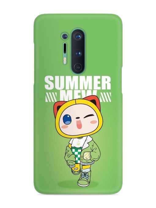 Summer Mew Snap Case for Oneplus 8 Pro Zapvi