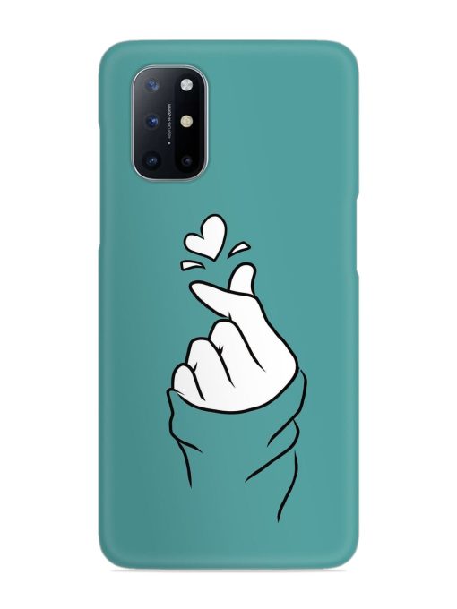 Korean Heart Sign Art Snap Case for Oneplus 8T (5G)