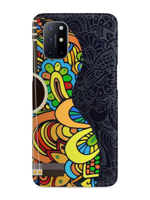 Guitar Vector Art Snap Case for Oneplus 8T (5G) Zapvi