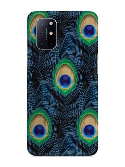 Seamless Pattern Peacock Snap Case for Oneplus 8T (5G)