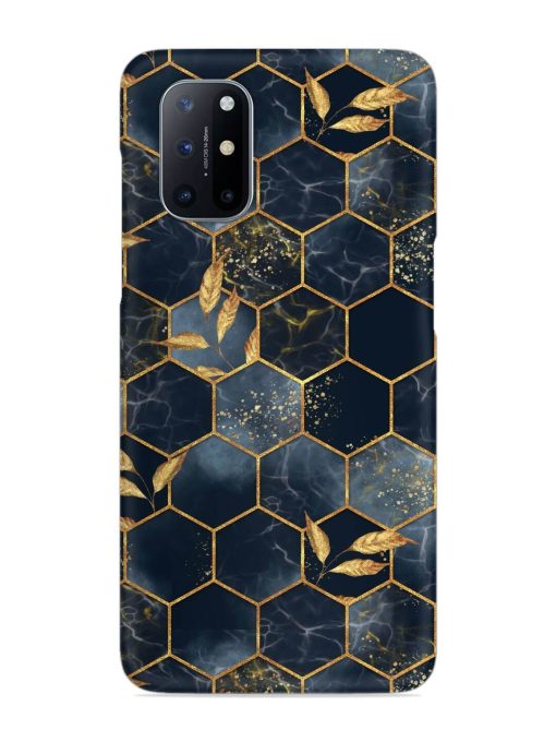 Marble Hexagon Seamless Snap Case for Oneplus 8T (5G) Zapvi