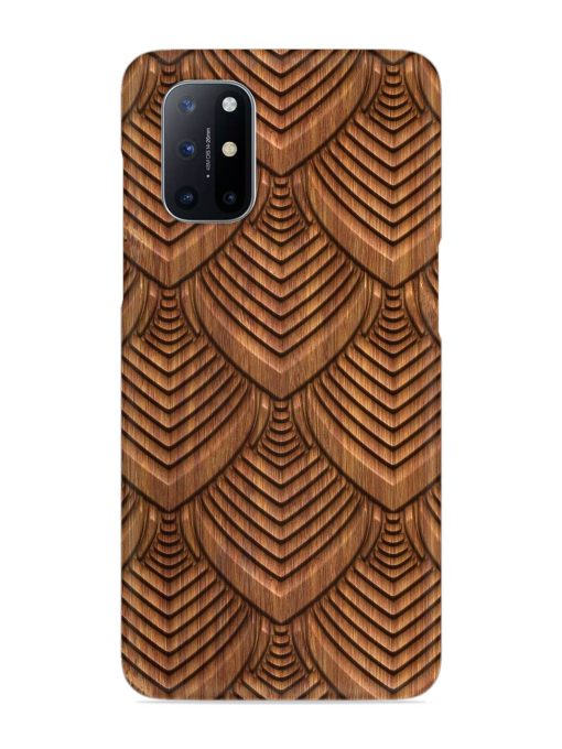 Carved Pattern On Snap Case for Oneplus 8T (5G) Zapvi