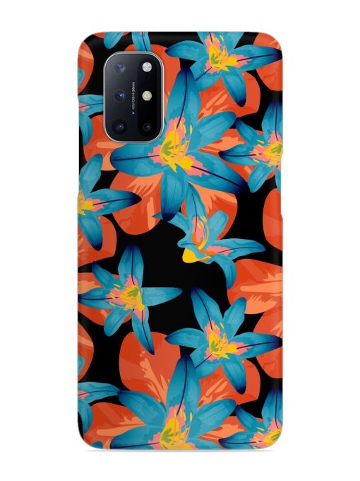 Philippine Flowers Seamless Snap Case for Oneplus 8T (5G)