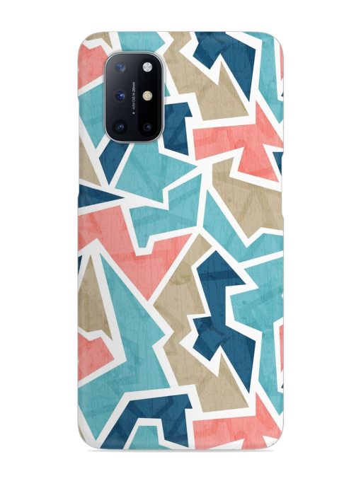 Vintage Geometric Triangle Snap Case for Oneplus 8T (5G) Zapvi