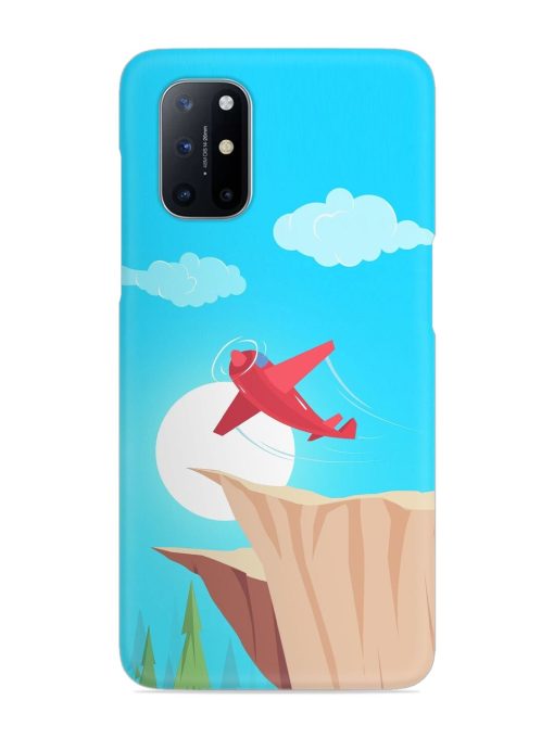 Small Planes In Flight Snap Case for Oneplus 8T (5G) Zapvi