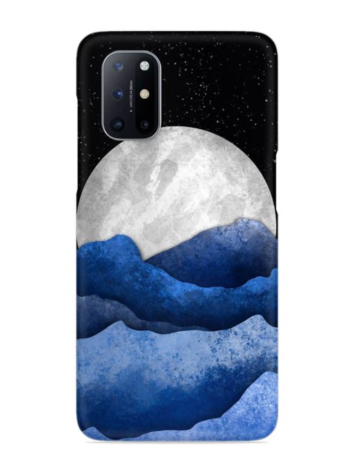 Full Moon Mountain Vector Snap Case for Oneplus 8T (5G) Zapvi