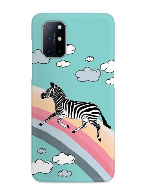 Running Zebra Snap Case for Oneplus 8T (5G) Zapvi