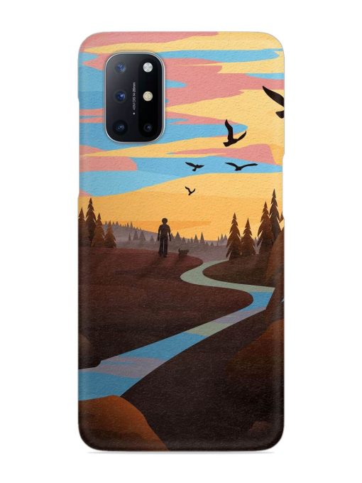 Natural Landscape Art Snap Case for Oneplus 8T (5G) Zapvi