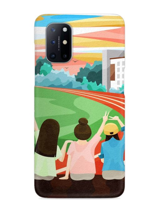 School Playground Snap Case for Oneplus 8T (5G) Zapvi